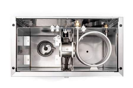 Аквадистиллятор Liston A 1104 со встроенным сборником (4 л/час, сборник 8 л) (корпус из нержавеющей стали)